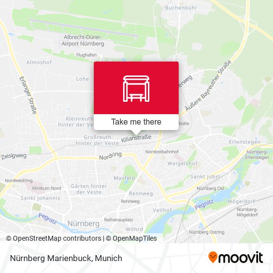 Nürnberg Marienbuck map