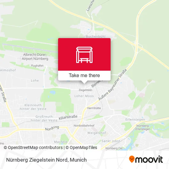 Карта Nürnberg Ziegelstein Nord
