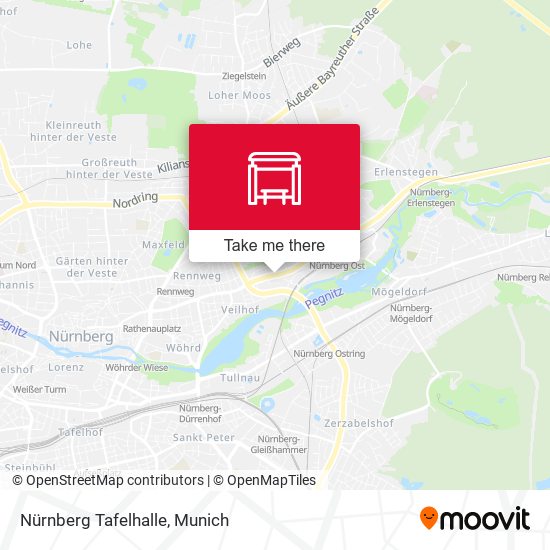 Nürnberg Tafelhalle map