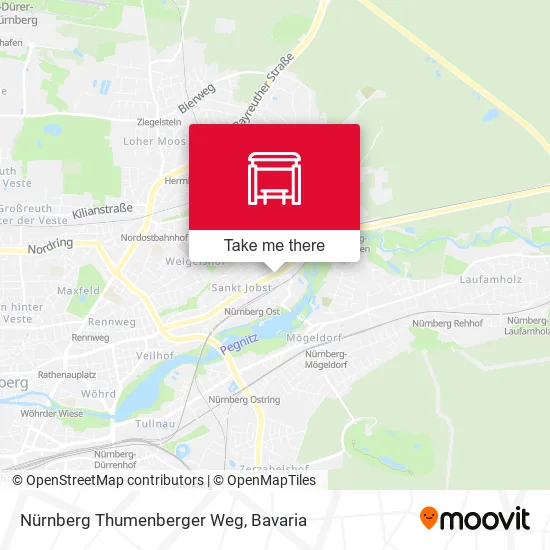Карта Nürnberg Thumenberger Weg