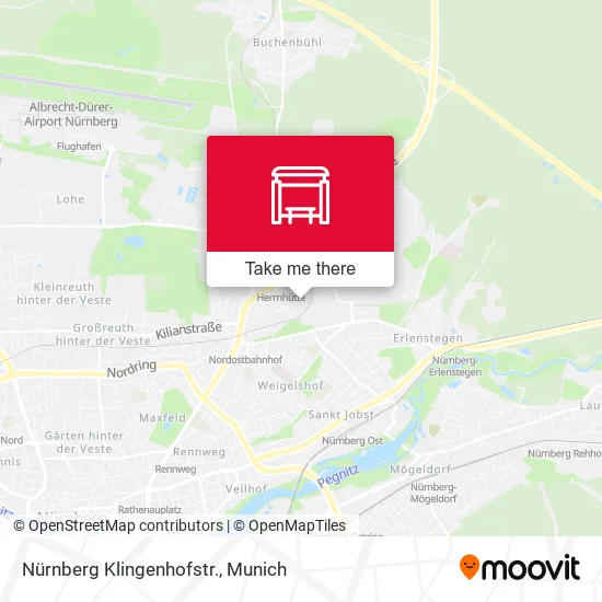 Карта Nürnberg Klingenhofstr.
