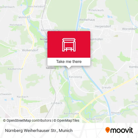 Карта Nürnberg Weiherhauser Str.