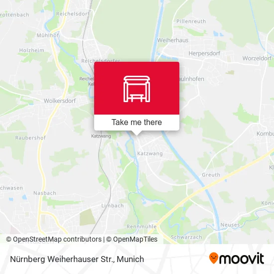 Карта Nürnberg Weiherhauser Str.