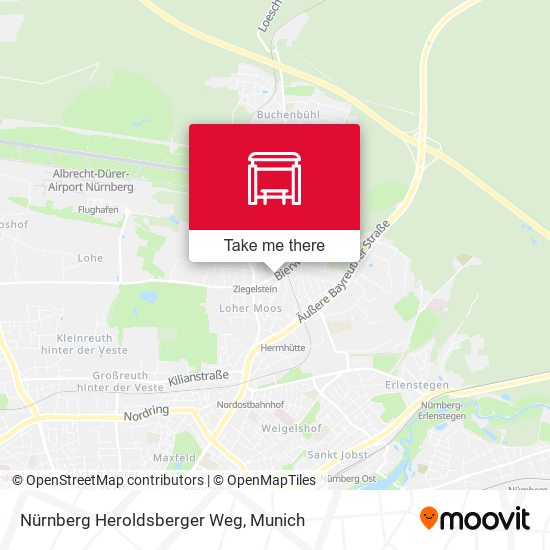 Nürnberg Heroldsberger Weg map