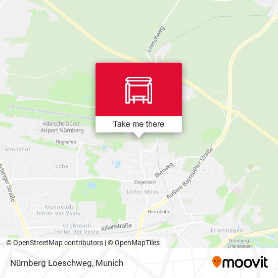 Nürnberg Loeschweg map