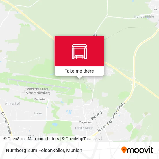 Карта Nürnberg Zum Felsenkeller