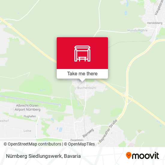 Nürnberg Siedlungswerk map