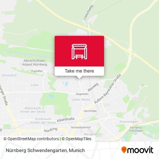 Nürnberg Schwendengarten map