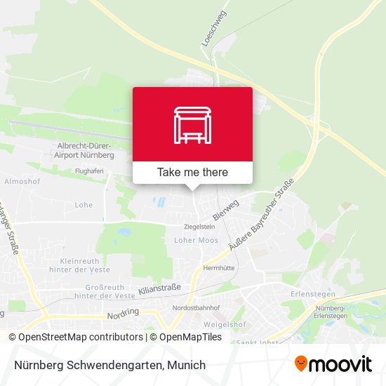 Nürnberg Schwendengarten map