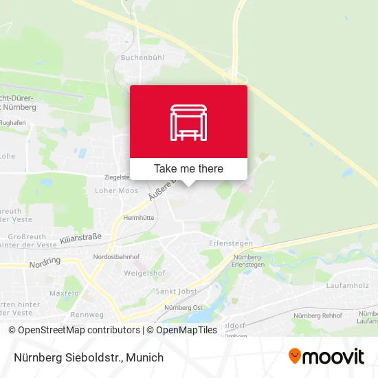 Карта Nürnberg Sieboldstr.