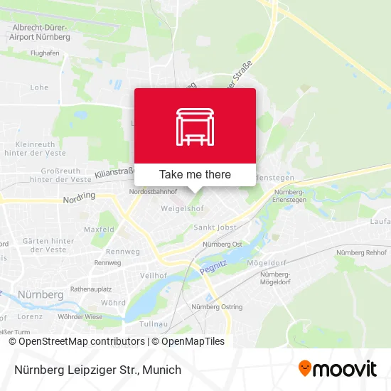 Карта Nürnberg Leipziger Str.