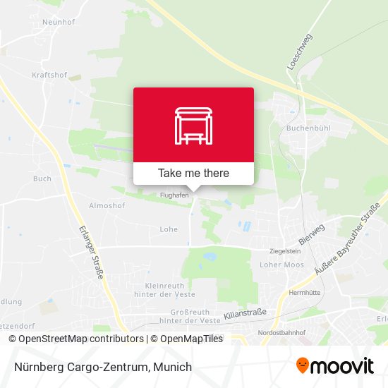 Nürnberg Cargo-Zentrum map