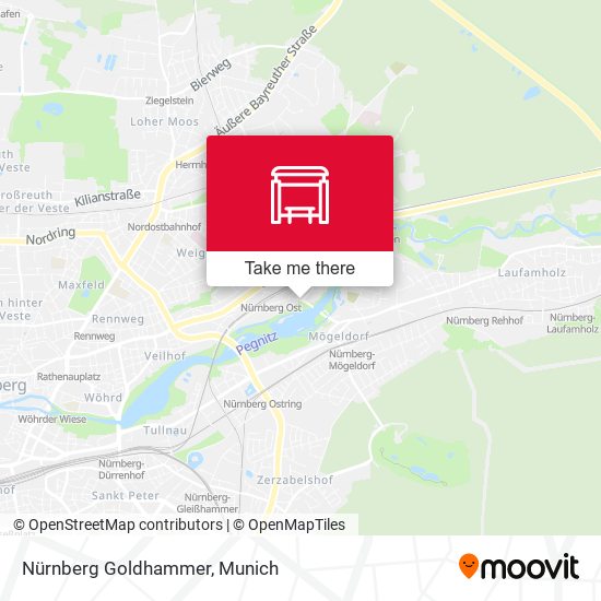 Nürnberg Goldhammer map
