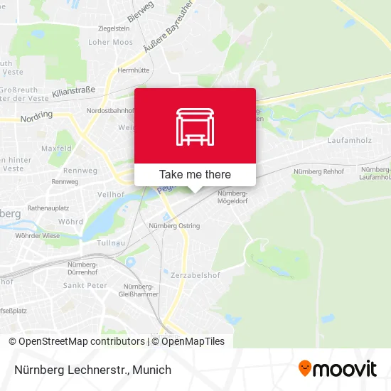 Карта Nürnberg Lechnerstr.