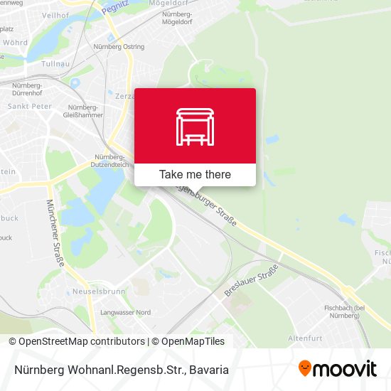 Nürnberg Wohnanl.Regensb.Str. map