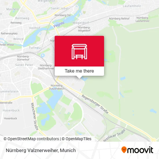 Карта Nürnberg Valznerweiher