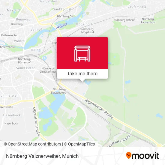 Карта Nürnberg Valznerweiher