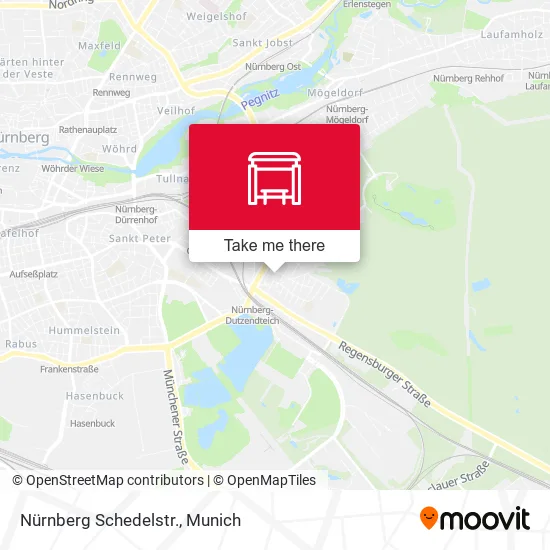 Карта Nürnberg Schedelstr.
