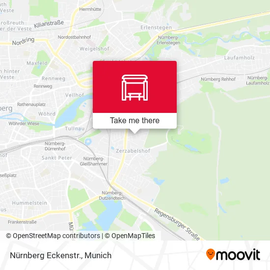 Карта Nürnberg Eckenstr.