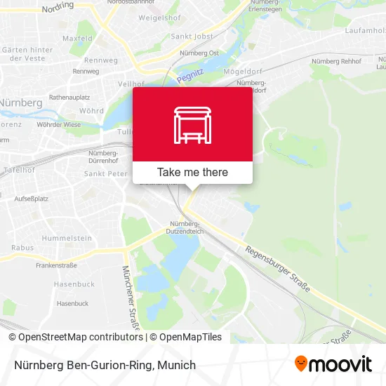Карта Nürnberg Ben-Gurion-Ring