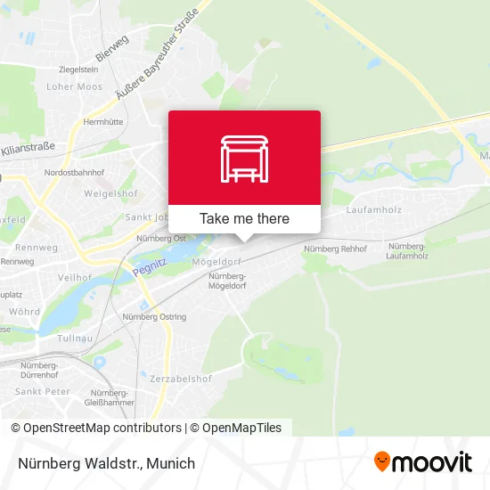 Карта Nürnberg Waldstr.