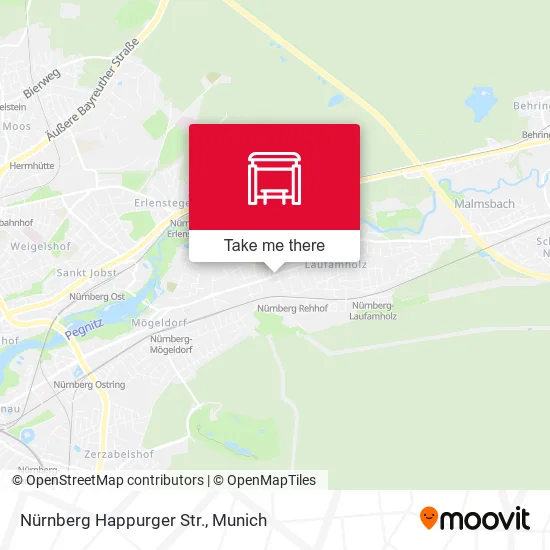 Карта Nürnberg Happurger Str.