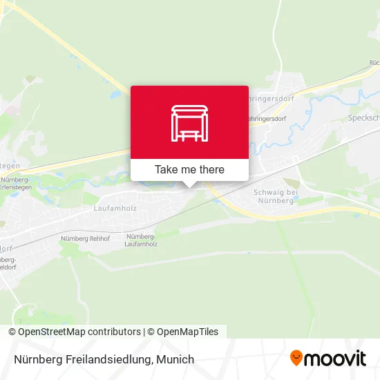 Карта Nürnberg Freilandsiedlung