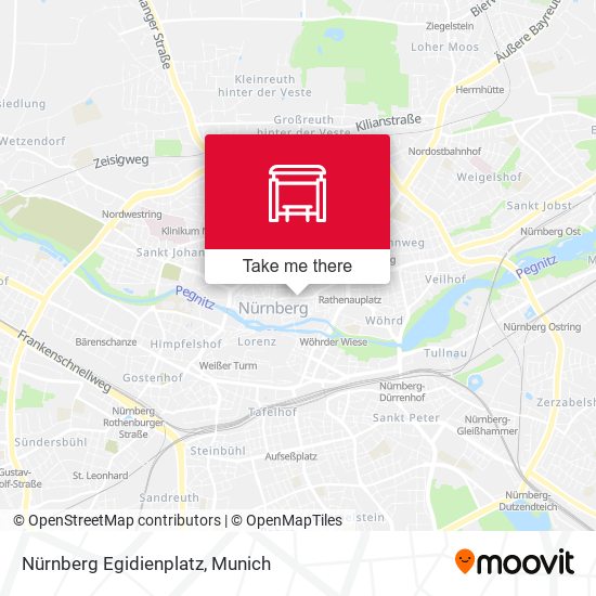 Nürnberg Egidienplatz map