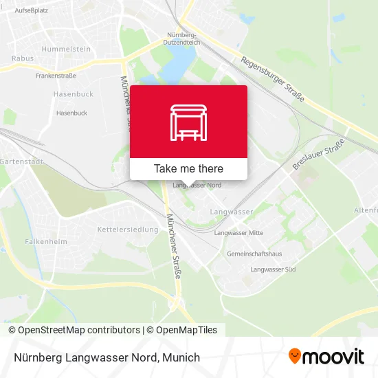 Карта Nürnberg Langwasser Nord