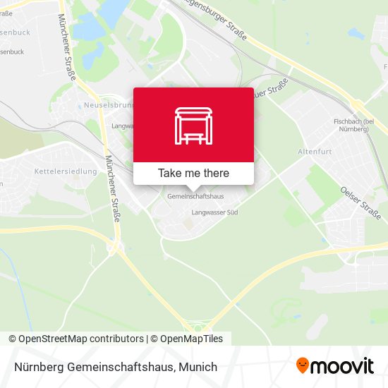 Nürnberg Gemeinschaftshaus map