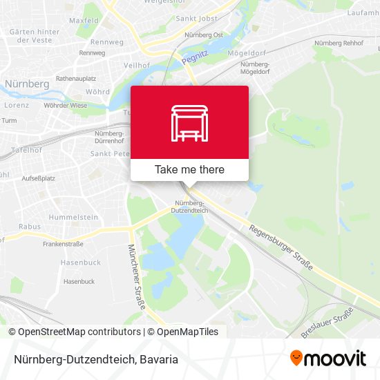 Nürnberg-Dutzendteich map