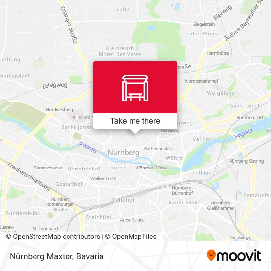 Nürnberg Maxtor map