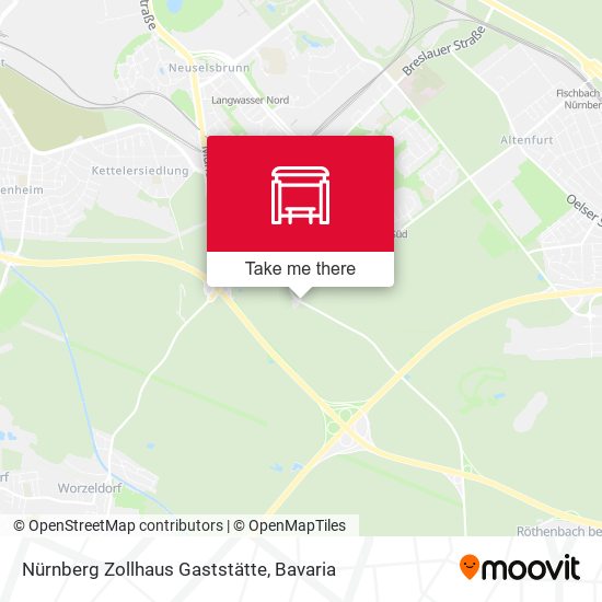 Nürnberg Zollhaus Gaststätte map