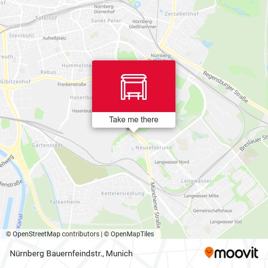 Nürnberg Bauernfeindstr. map