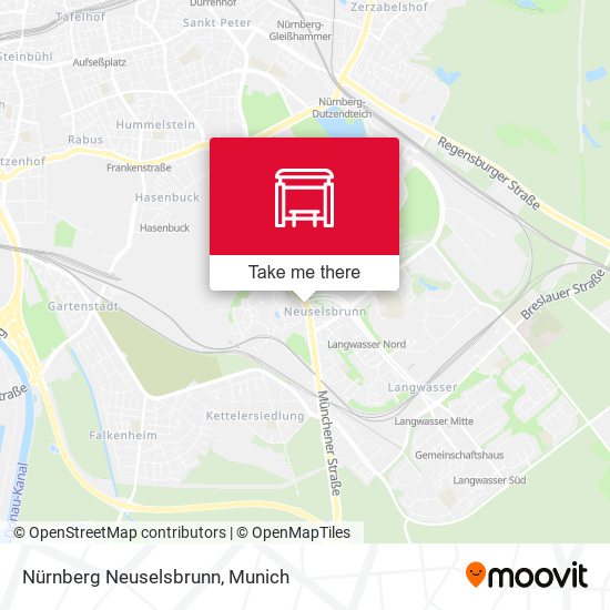 Nürnberg Neuselsbrunn map