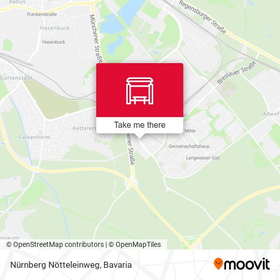 Nürnberg Nötteleinweg map