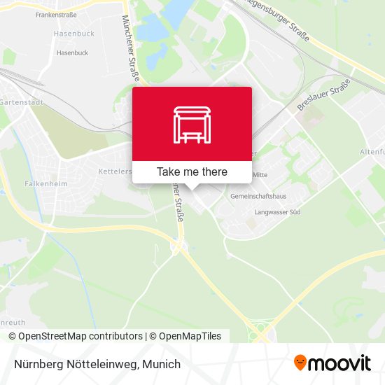 Nürnberg Nötteleinweg map