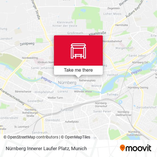 Nürnberg Innerer Laufer Platz map