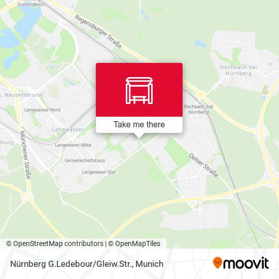 Nürnberg G.Ledebour/Gleiw.Str. map