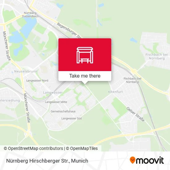 Карта Nürnberg Hirschberger Str.