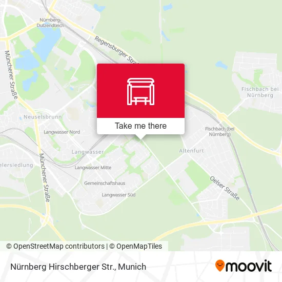 Карта Nürnberg Hirschberger Str.