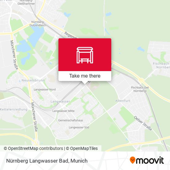 Nürnberg Langwasser Bad map