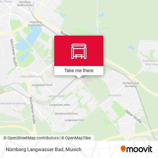 Nürnberg Langwasser Bad map