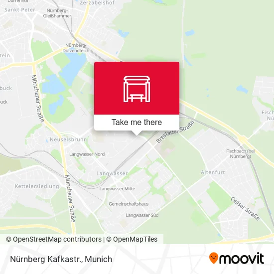Карта Nürnberg Kafkastr.