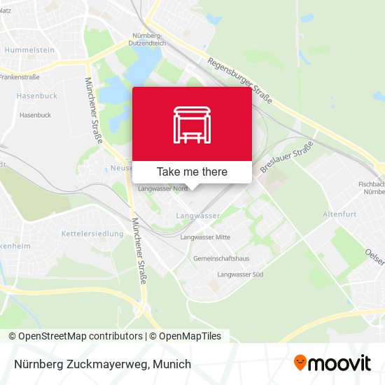 Nürnberg Zuckmayerweg map