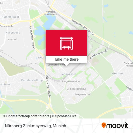 Nürnberg Zuckmayerweg map