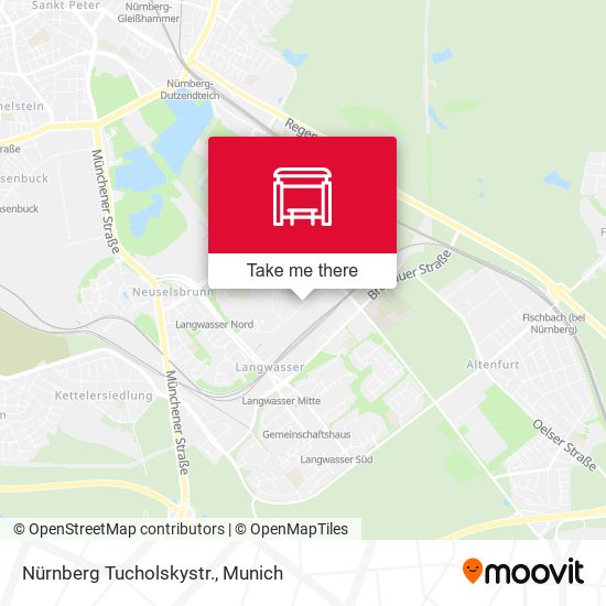 Nürnberg Tucholskystr. map