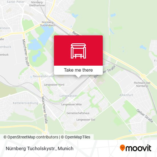 Nürnberg Tucholskystr. map