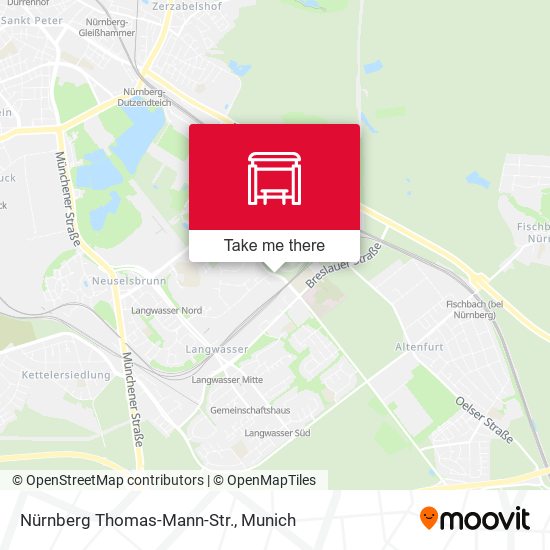 Nürnberg Thomas-Mann-Str. map