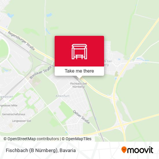 Fischbach (B Nürnberg) map